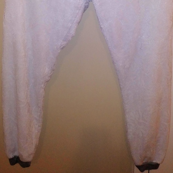 Lace Jogger Pants - Picture 2 of 8